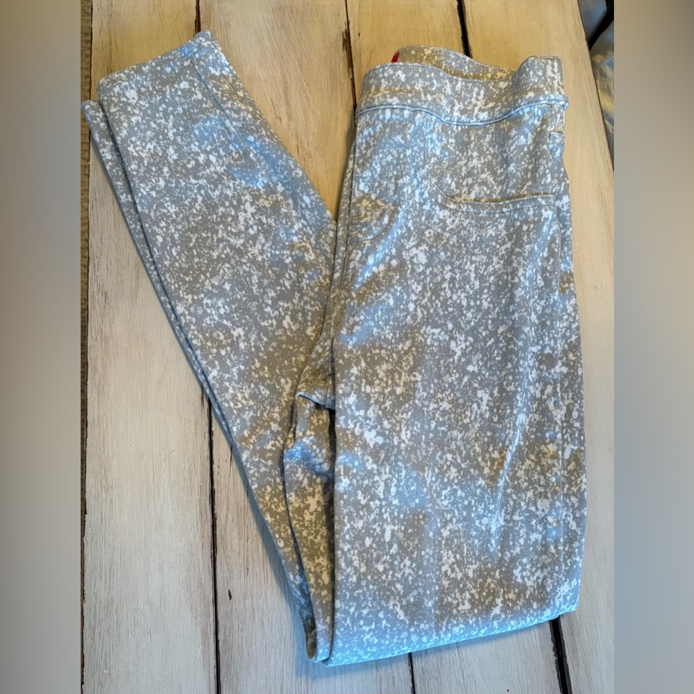 SPANX Gray Patterned Pants